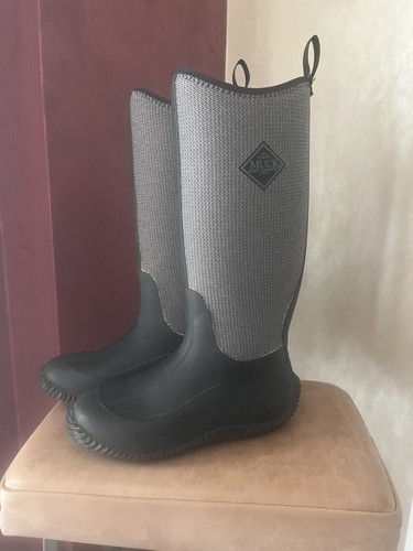 Muck boots black grey size4 - muck, black/grey